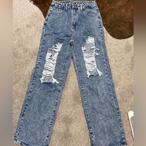 SHEIN Classic Blue Denim Jeans